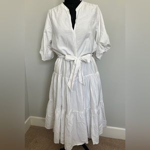 Roller Rabbit White Tiered Dress